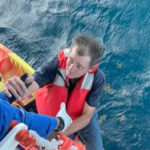Cruise ship rescues men in kayak stranded at sea
